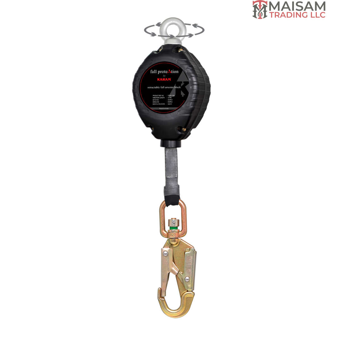 KARAM PCWB 3.5N Retractable Block Polymer Casing with Webbing