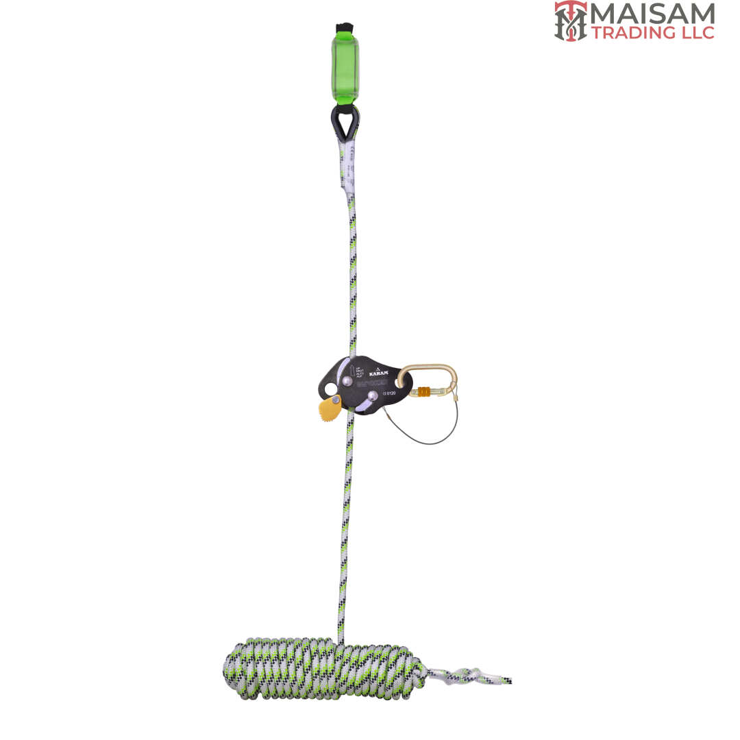 KARAM PN 2006 Detachable Aluminium Fall Arrester on Kernmantle Rope Anchorage Line