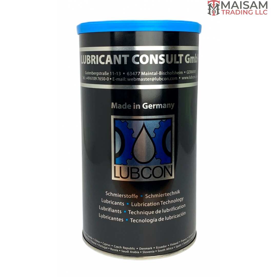 Lubcon Turmogrease Highspeed L 251 Special Grease 1 Kg can for high-speed industrial applications.