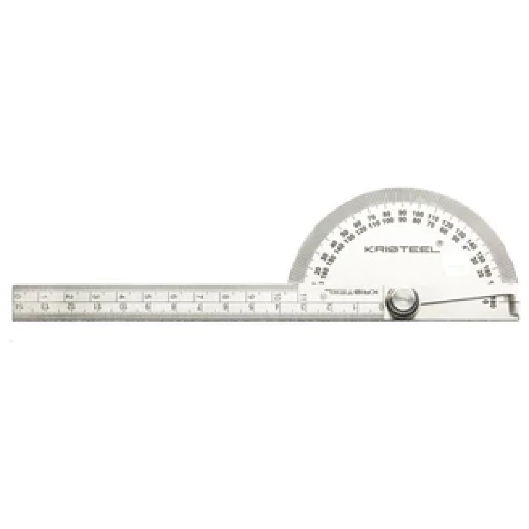 Kristeel Degree Protractor D Head with Graduated Arm -Model 1501 GA