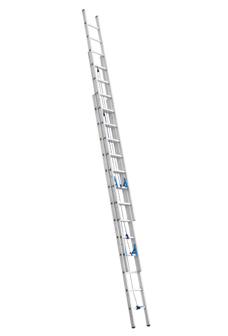 Triple Section Straight Aluminium Ladder