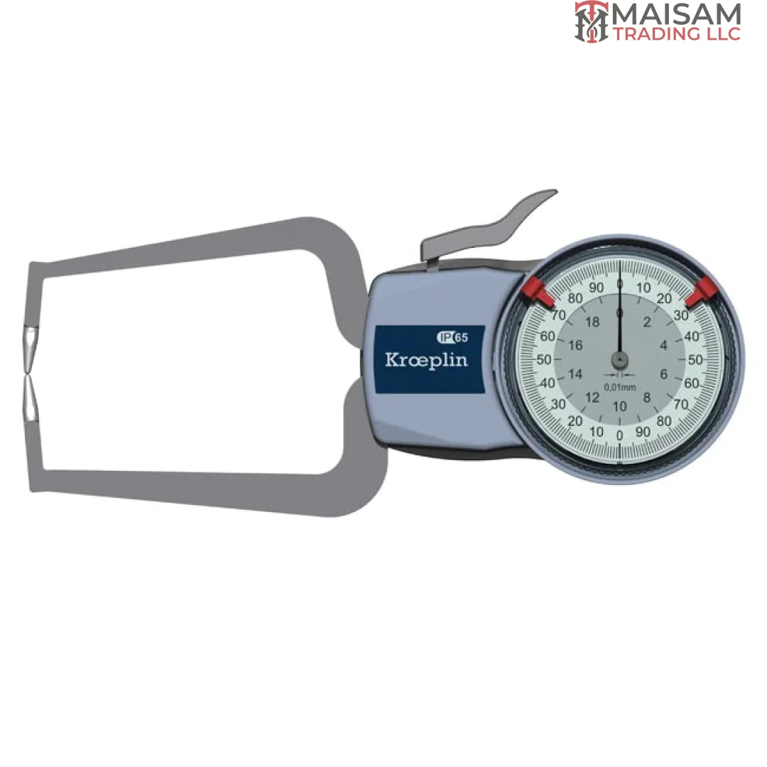 Kroeplin D220 Mechanical External Measuring Gauge, Range 0-20mm