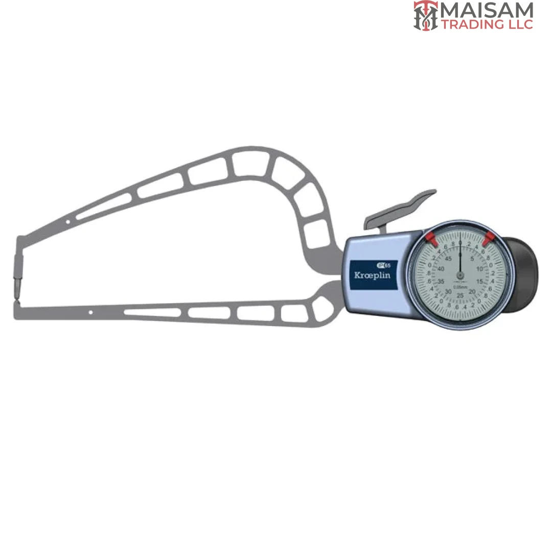 Kroeplin D4R50 Mechanical External Measuring Gauge, Range 0-50mm