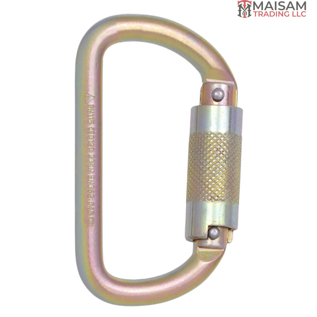 KARAM PN 115 Steel Triple Action Locking Karabiner