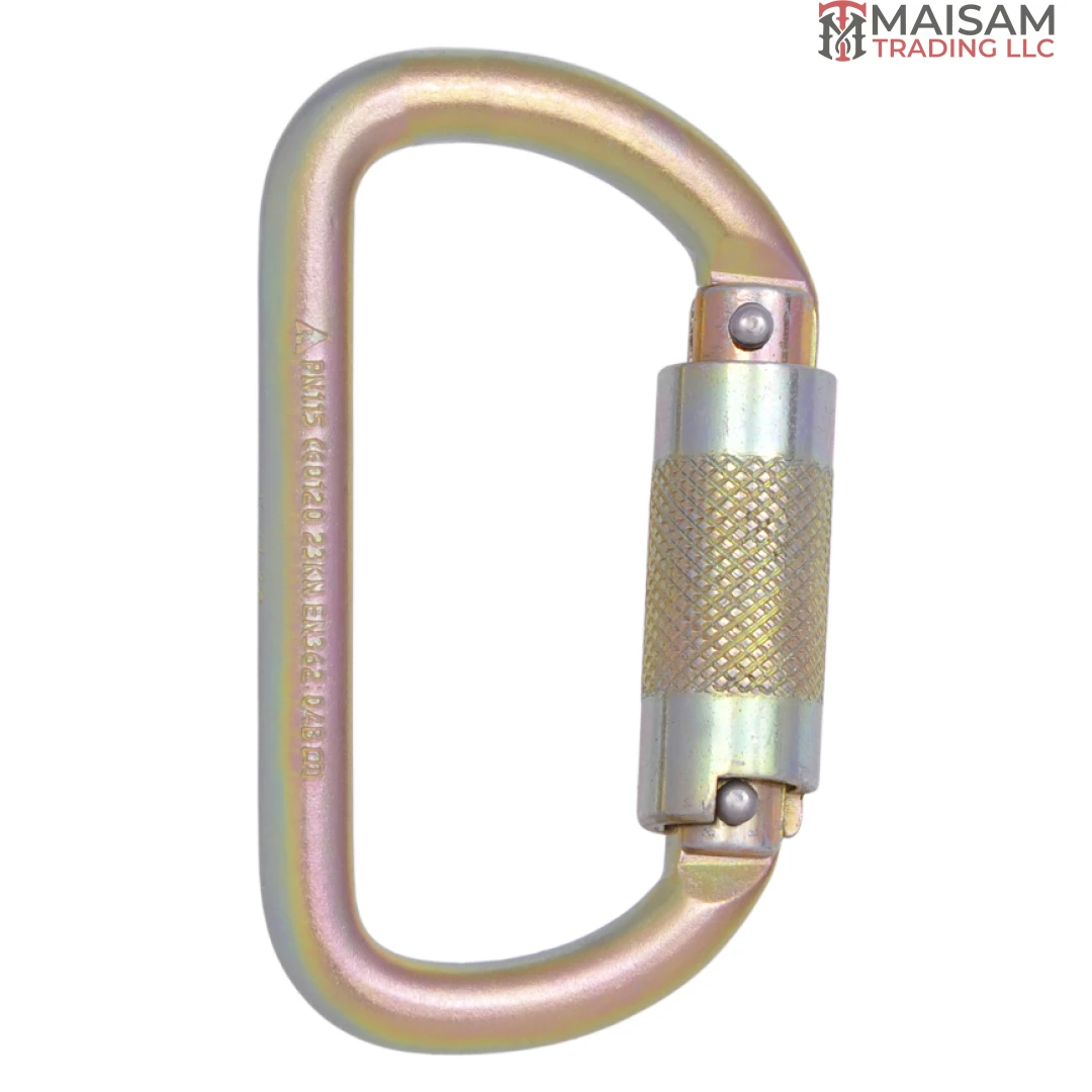 KARAM PN 115 Steel Triple Action Locking Karabiner