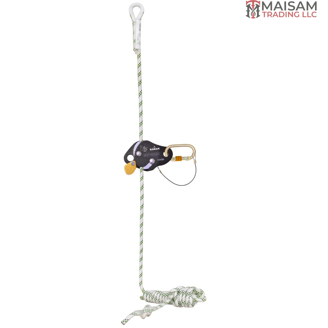 KARAM PN 2006(11) Detachable Aluminium Fall Arrester on Kernmantle Rope Anchorage Line