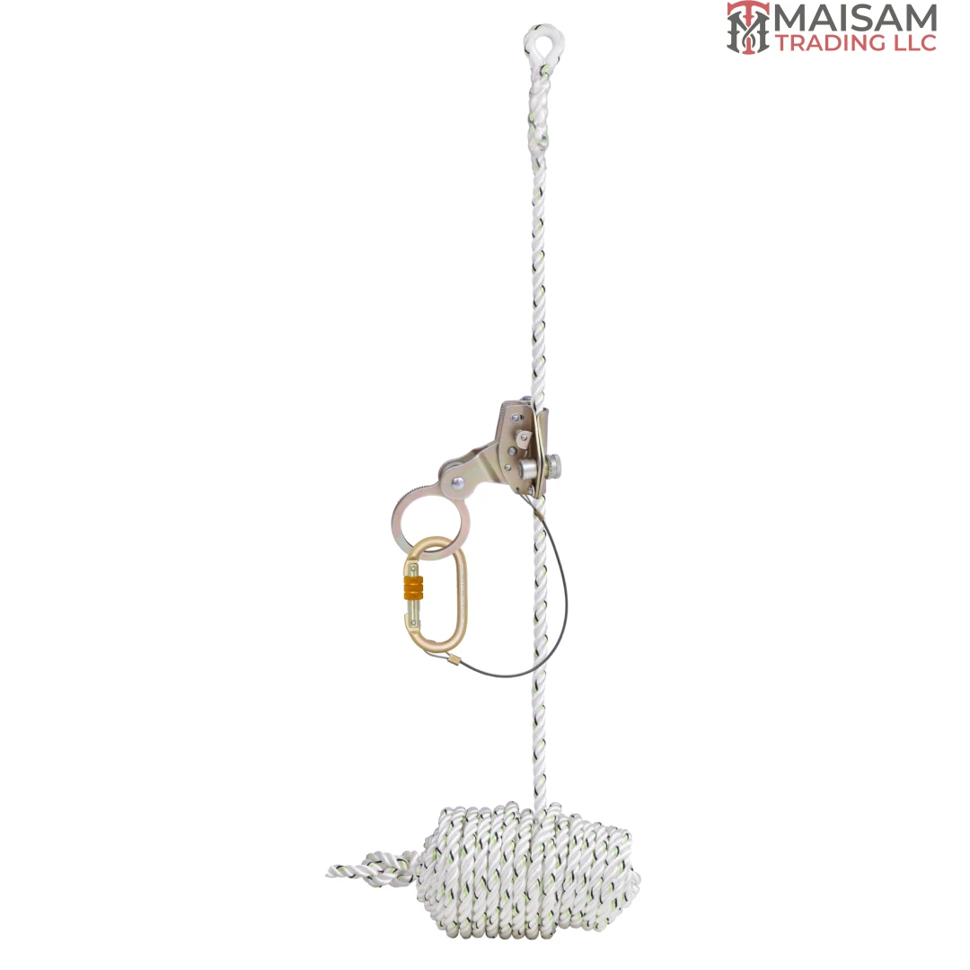 KARAM PN 2007(AP) Detachable Galvanized Steel Fall Arrester on Twisted Rope Anchorage Line