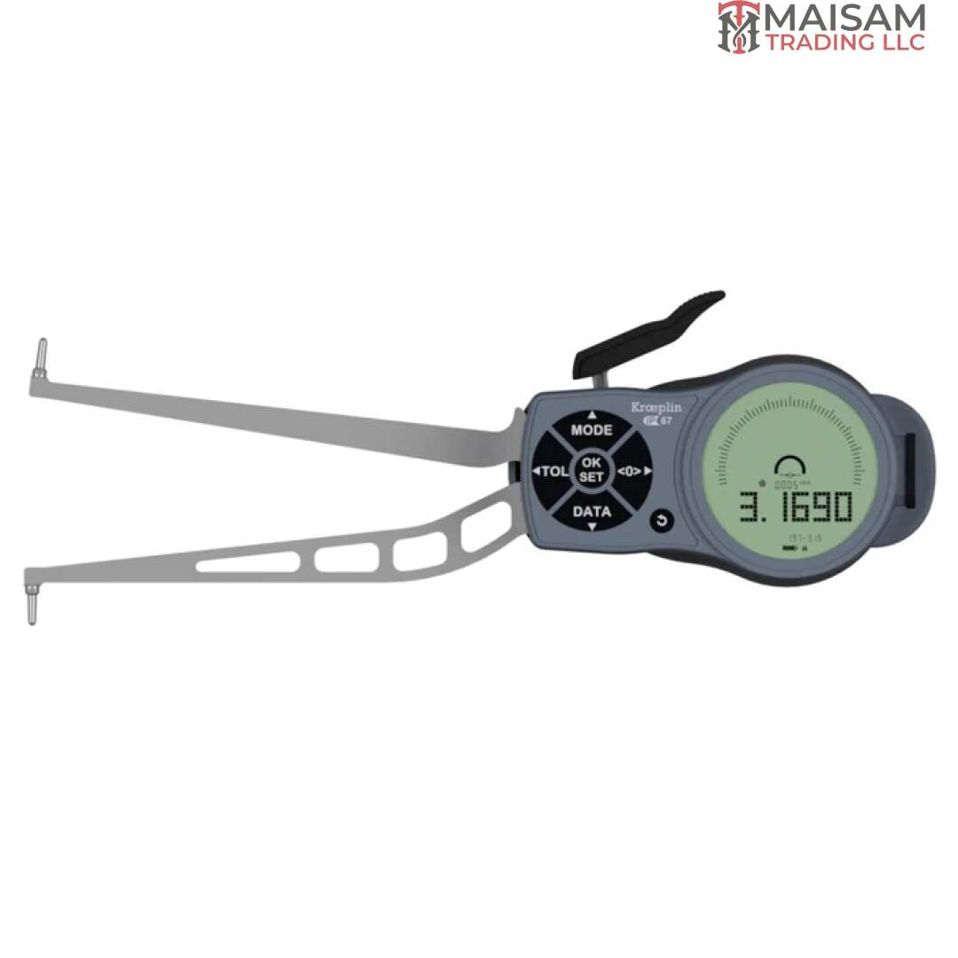 Kroeplin L350 Electronic Internal Measuring Gauge, Range 1.97-3.15inch