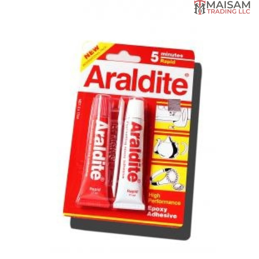 Araldite 5 Minute Rapid Bonding Epoxy, 17ml, Pack of 2pcs