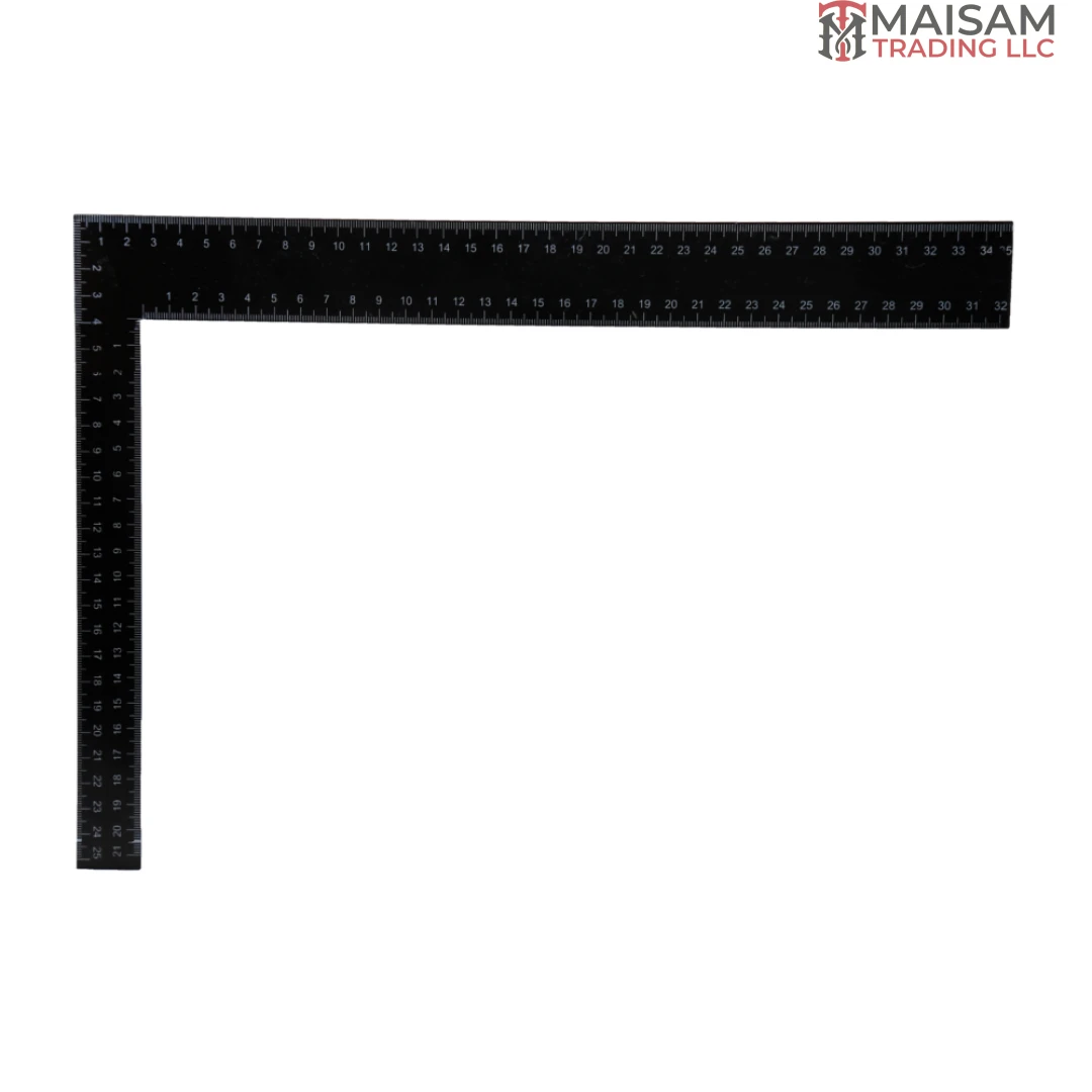 Kristeel Graduated Tri Square - Black Colour With White Graduations