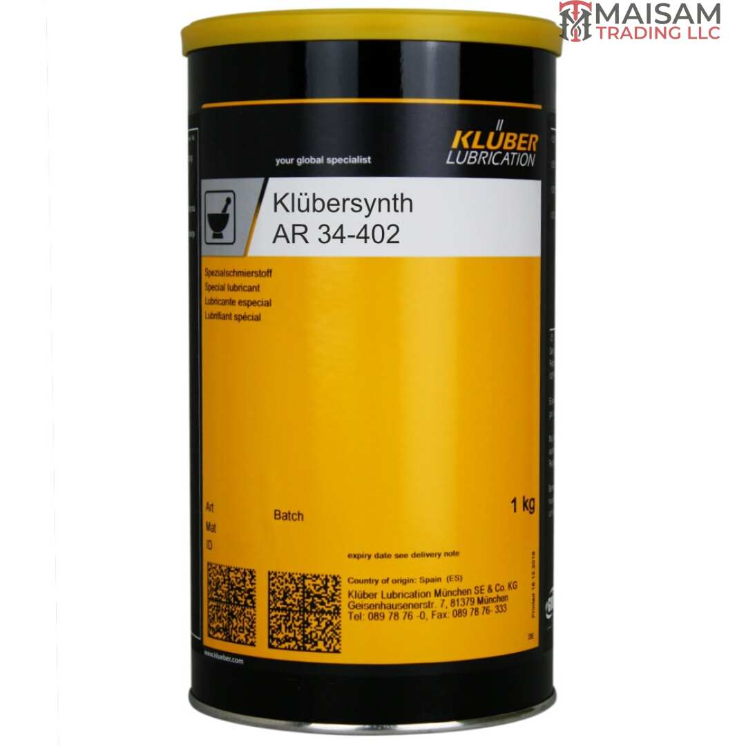 Kluber Klubersynth AR 34-402 Special Synthetic Lubricating Greases 1Kg