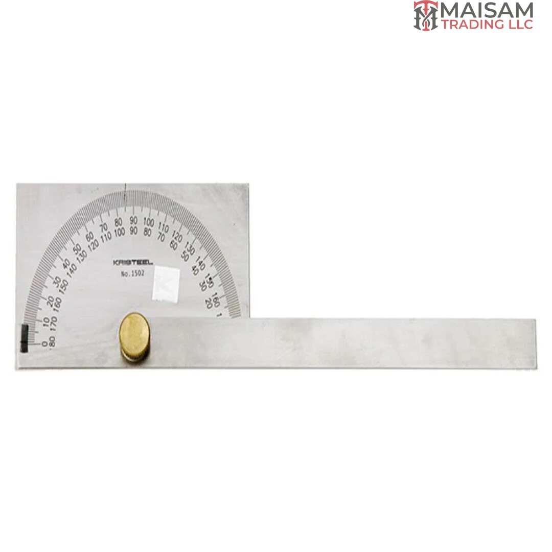 Kristeel Stainless Steel Degree Protector (Square Head) Model - 1502