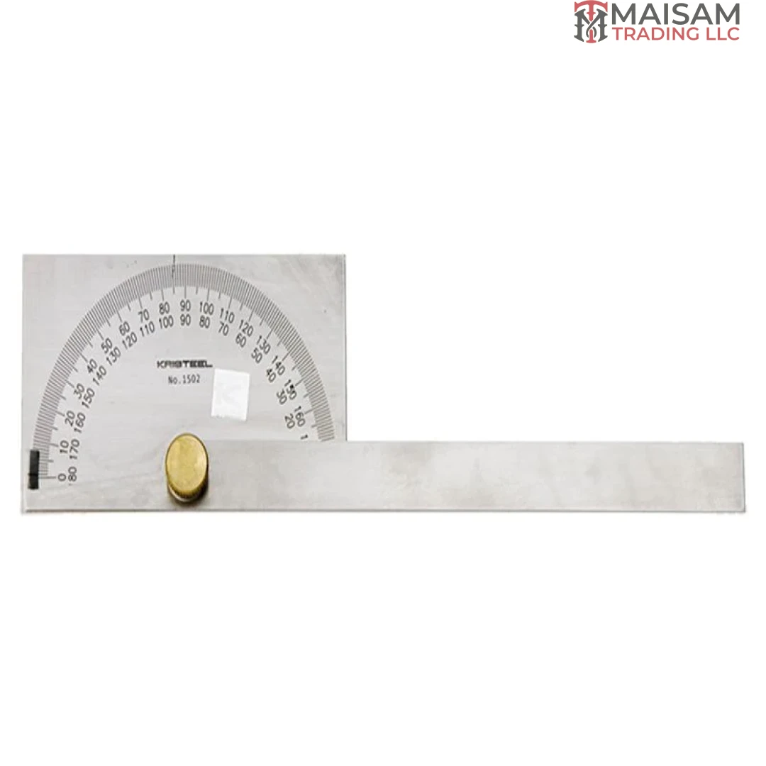 Kristeel Stainless Steel Degree Protector (Square Head) Model - 1502