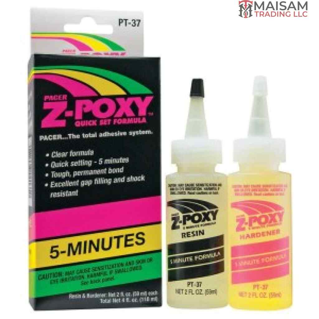 Z-POXY PT-37 (4 oz Kit) Quick-Set Epoxy Adhesive – Maisam Dubai Supplier