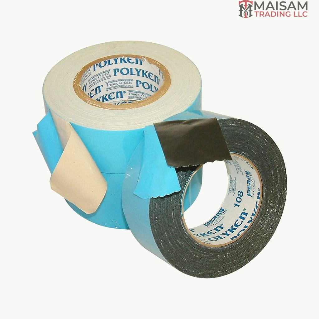 Polyken 108FR Flame Retardant Double-Coated Cloth Carpet Tape – Maisam Dubai Supplier