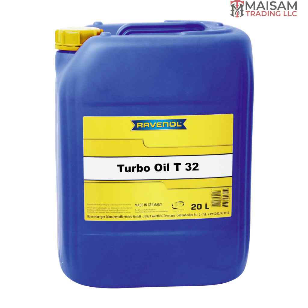 RAVENOL Turbo Oil T32 – Industrial Turbine Lubricant | Maisam Dubai Supplier