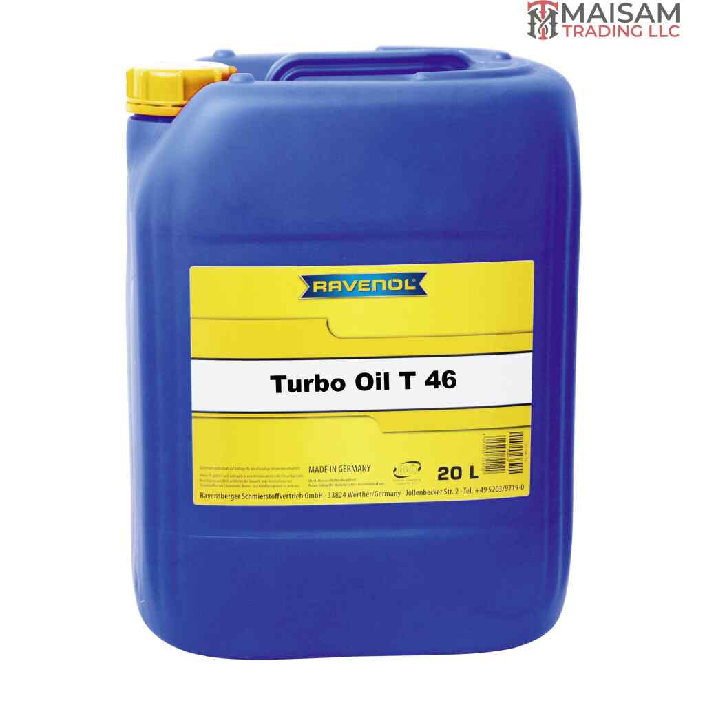 RAVENOL Turbo Oil T46 – Industrial Gas & Steam Turbine Lubricant | Maisam Dubai Supplier