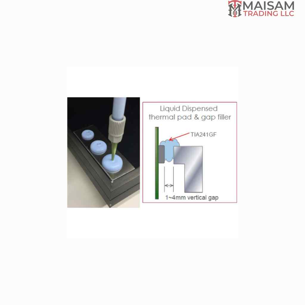 Momentive SilCool TIA241GF 2-Part Thermal Gap Filler 3.6kg Kit — thermally conductive silicone gap filler available in UAE from Maisam Trading LLC