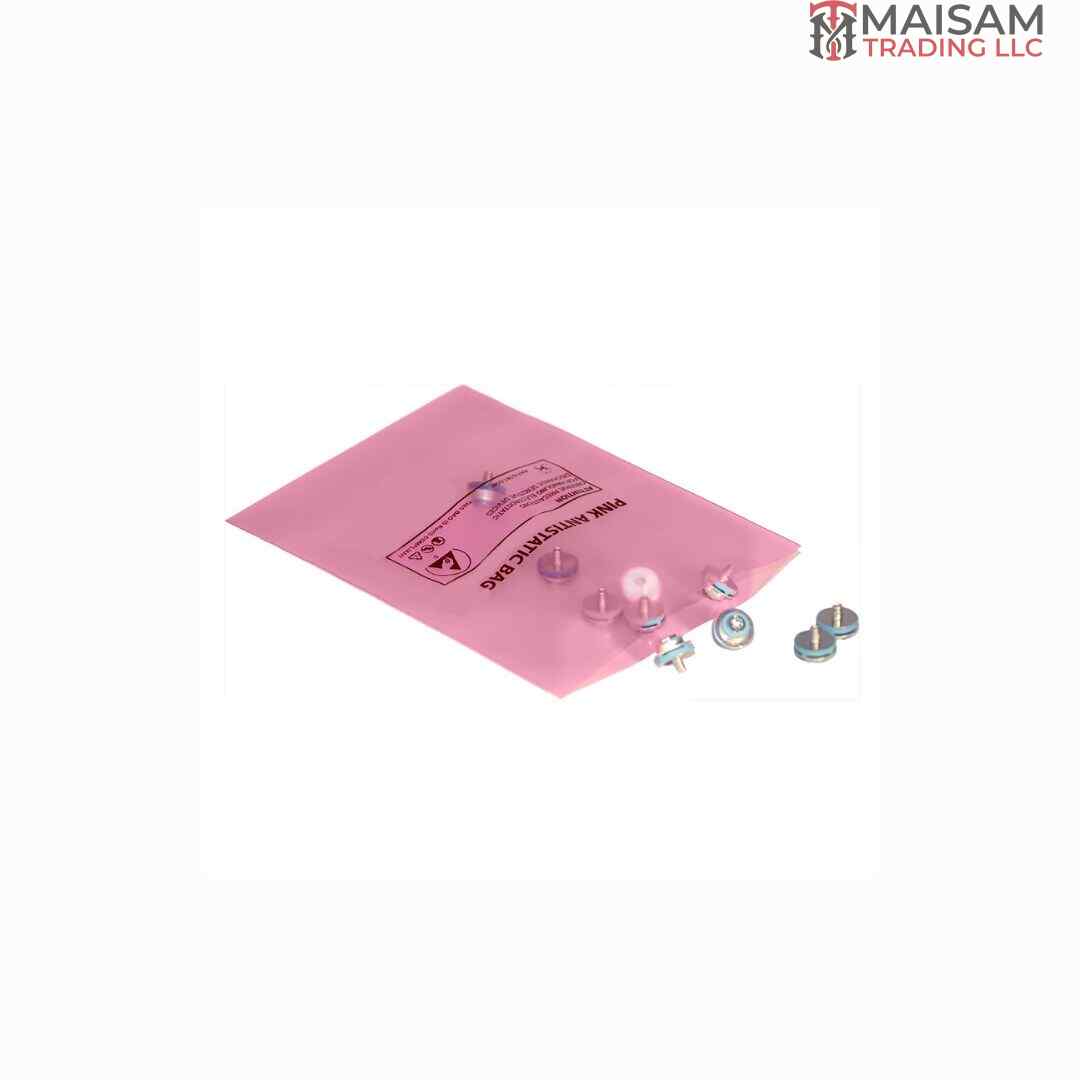 Pink ESD Bags Open Top Antistatic Bags for non-ESD electronics packaging — available in UAE from Maisam Trading LLC