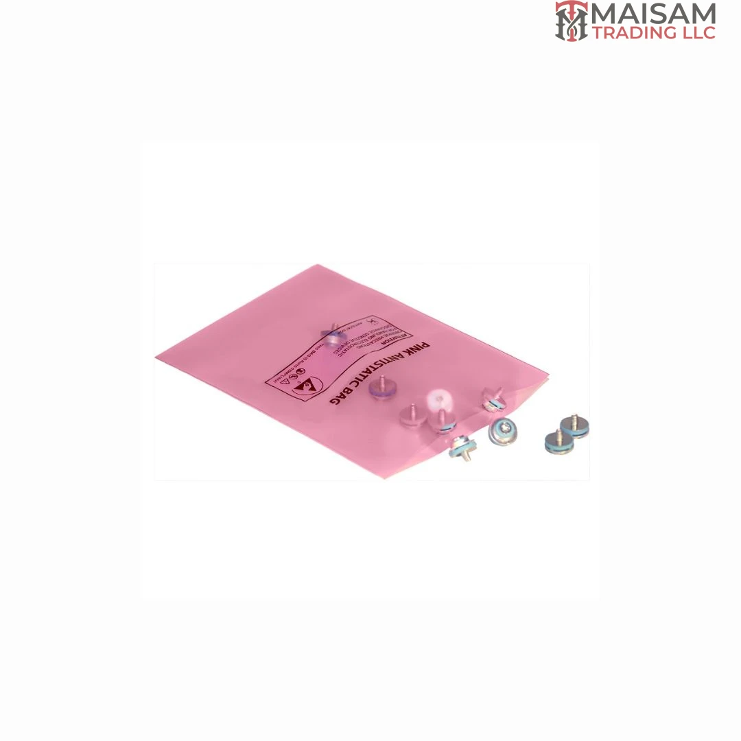 Pink ESD Bags Open Top Antistatic Bags for non-ESD electronics packaging — available in UAE from Maisam Trading LLC
