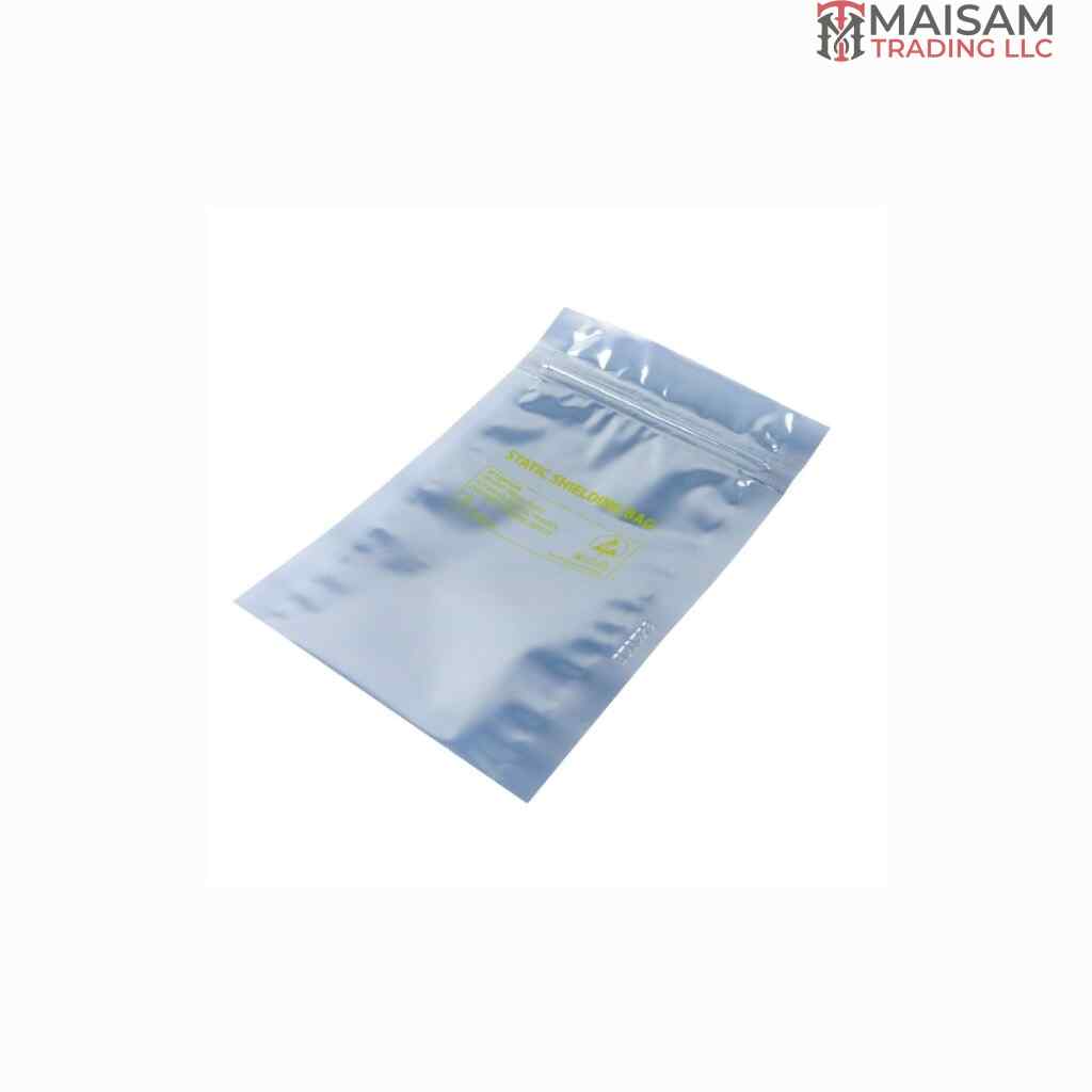 Static Shielding Bags Zip Lock with Faraday cage ESD protection — resealable grip seal shielding bags available in UAE from Maisam Trading LLC