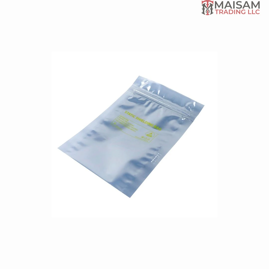Static Shielding Bags Zip Lock with Faraday cage ESD protection — resealable grip seal shielding bags available in UAE from Maisam Trading LLC