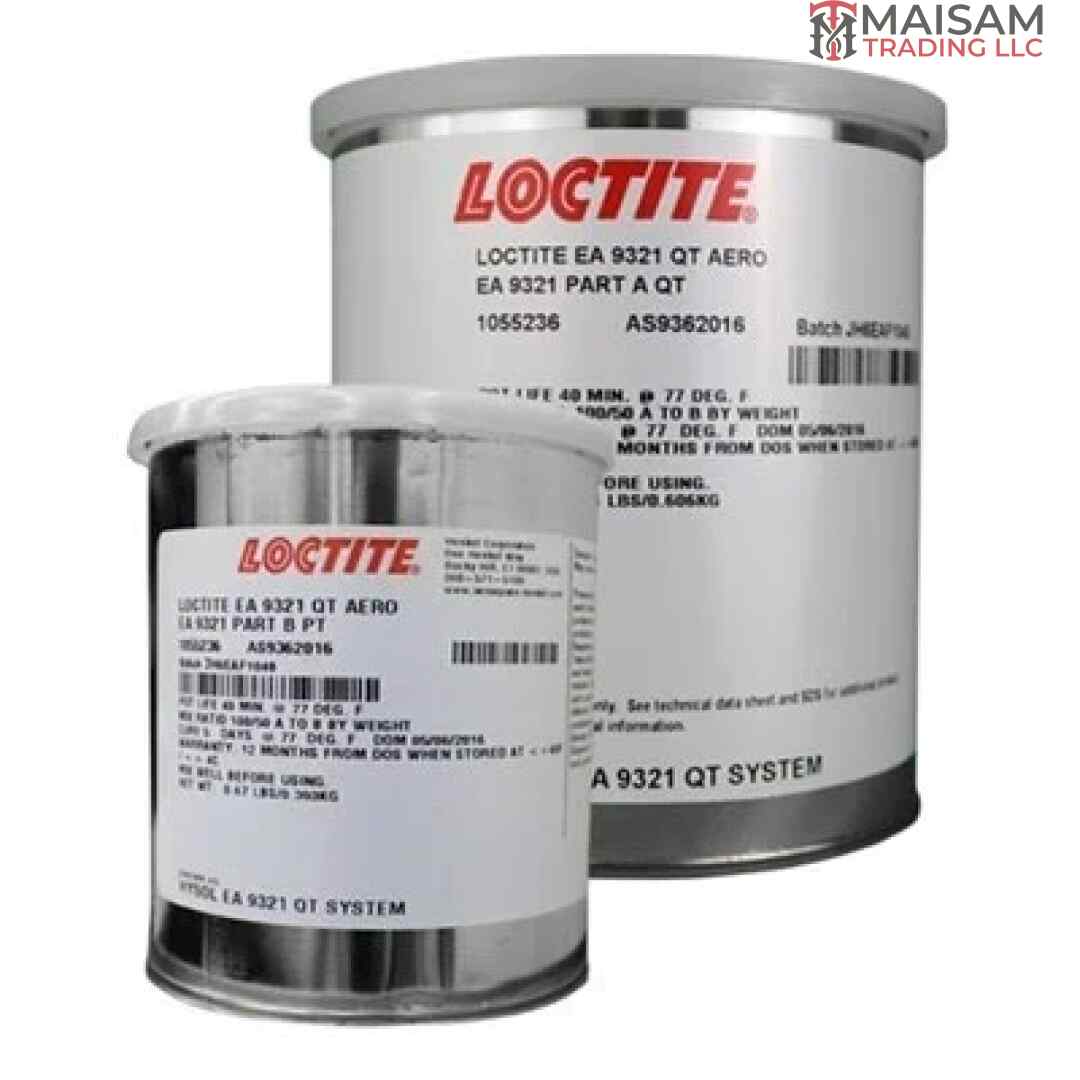 Loctite EA 9321 AERO Epoxy Paste Adhesive Quart Kit (Hysol EA 9321) — Boeing HMS16-1068 approved structural epoxy available in UAE from Maisam Trading LLC