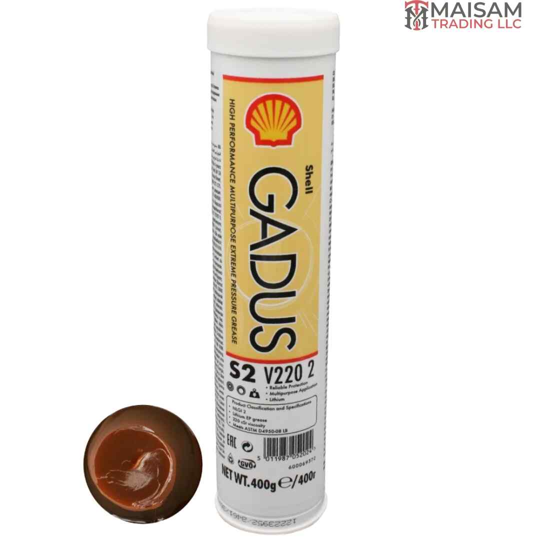 Shell Gadus S2 V220 2 Extreme Pressure Multipurpose Lithium Grease 400g — available in UAE from Maisam Trading LLC