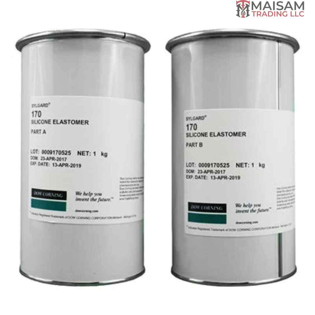 Dowsil Sylgard 170 Standard Cure Black Silicone Elastomer 2-Part Encapsulant Kit 2kg — available in UAE from Maisam Trading LLC