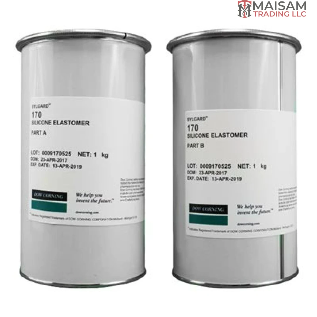 Dowsil Sylgard 170 Standard Cure Black Silicone Elastomer 2-Part Encapsulant Kit 2kg — available in UAE from Maisam Trading LLC
