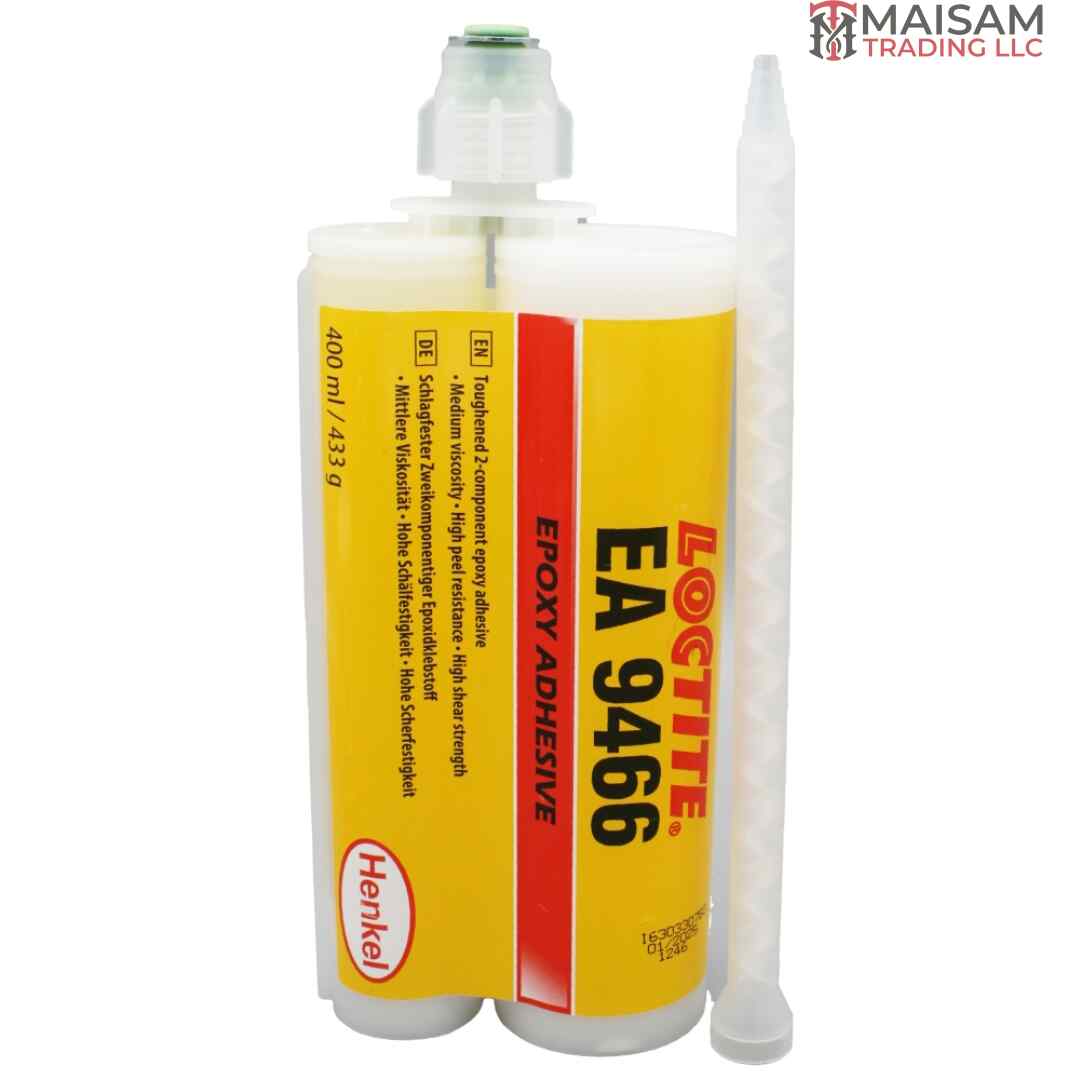 Loctite EA 9466 Two-Part High Strength Epoxy Adhesive 400ml Double Cartridge — available in UAE from Maisam Trading LLC