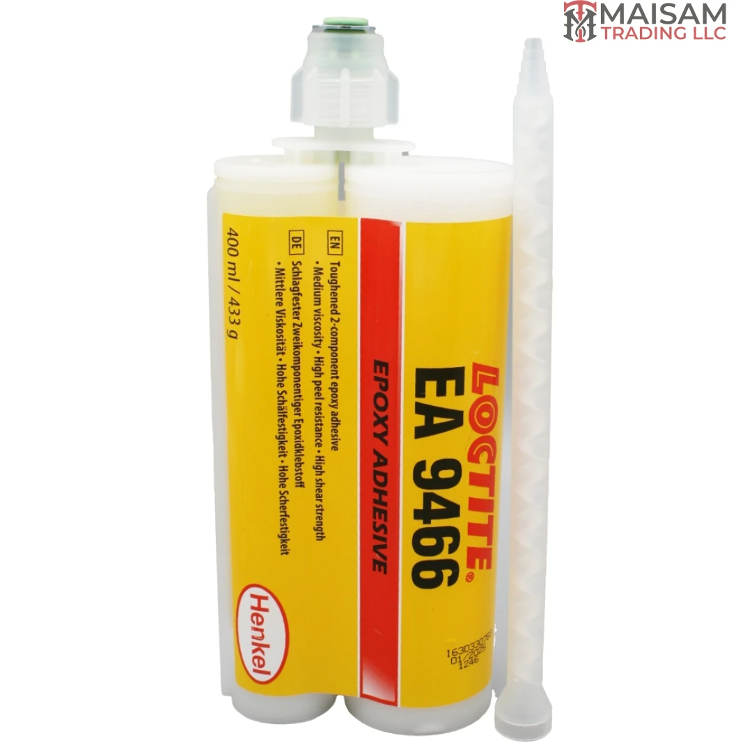 Loctite EA 9466 Two-Part High Strength Epoxy Adhesive 400ml Double Cartridge — available in UAE from Maisam Trading LLC