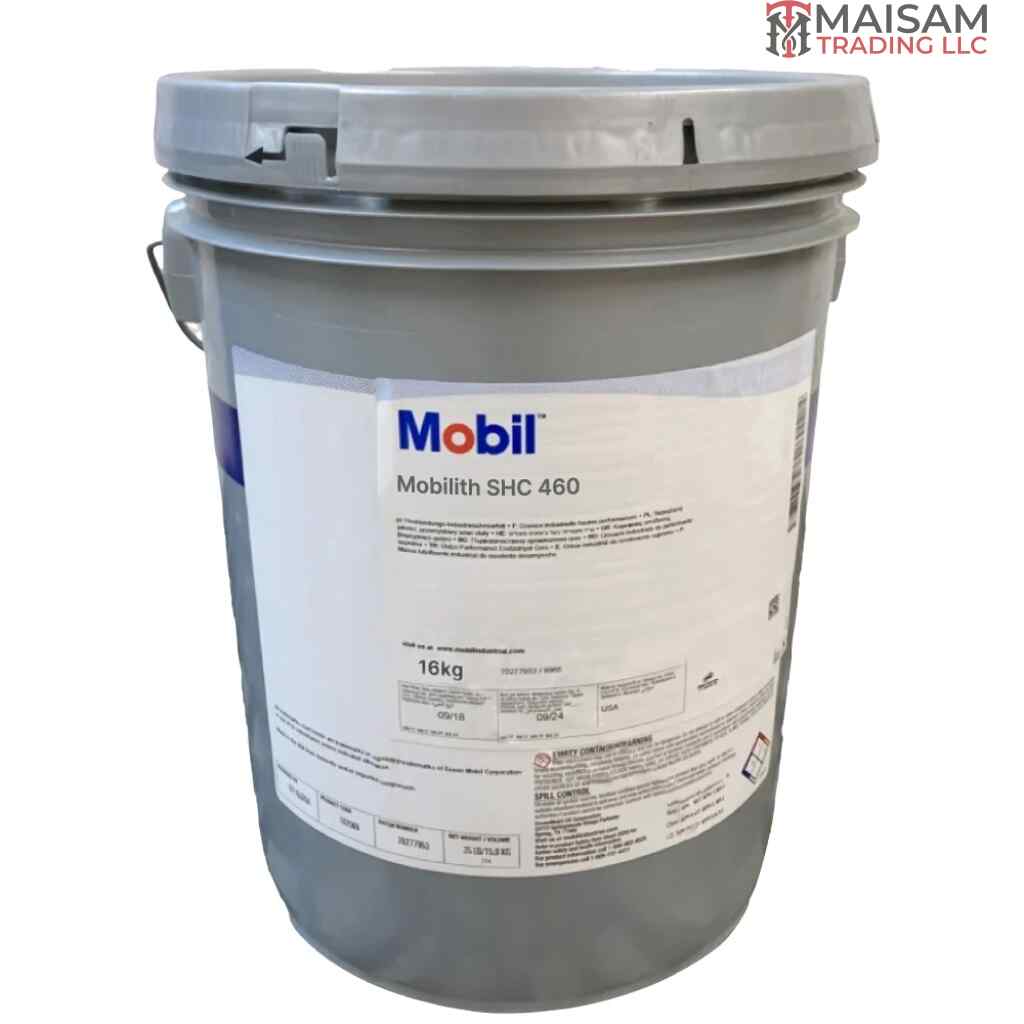 Mobil Mobilith SHC 460 Extreme Pressure Synthetic Grease 16kg Bucket — available in UAE from Maisam Trading LLC