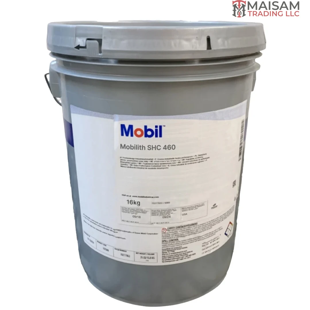Mobil Mobilith SHC 460 Extreme Pressure Synthetic Grease 16kg Bucket — available in UAE from Maisam Trading LLC