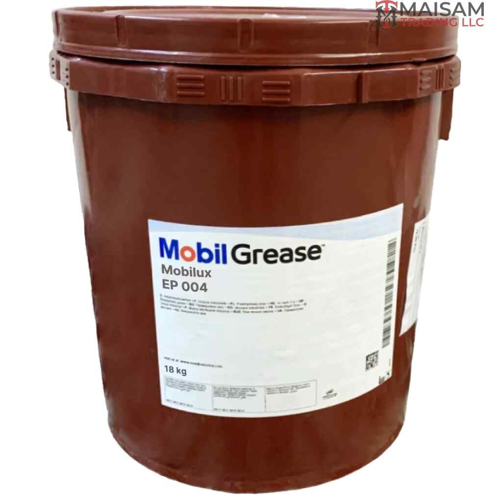 Mobil Mobilux EP 004 Lithium-based Semi-fluid Bearing Grease 18kg Bucket — available in UAE from Maisam Trading LLC