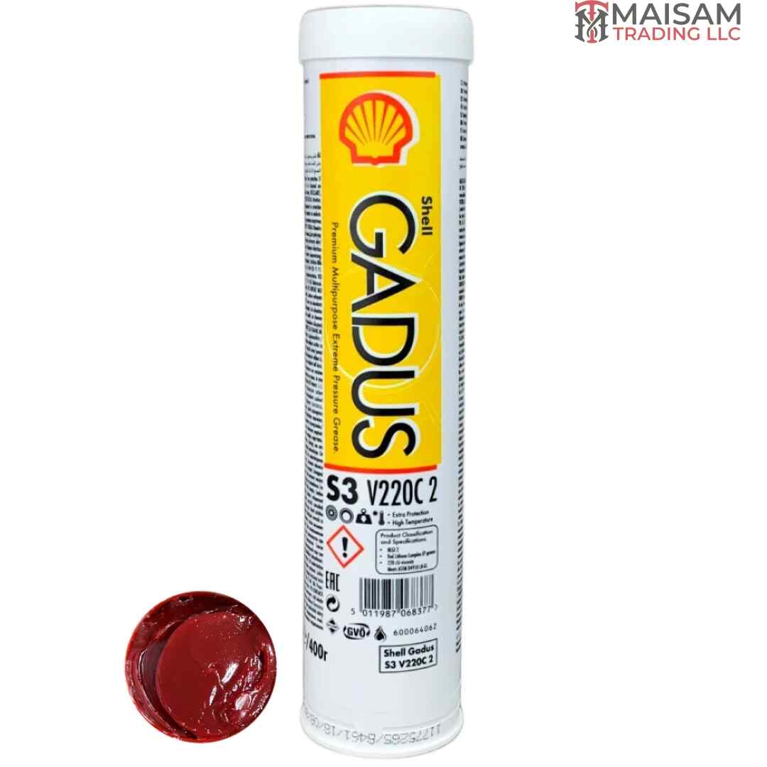 Shell Gadus S3 V220C 2 Lithium Complex Extreme Pressure Grease 400g cartridge