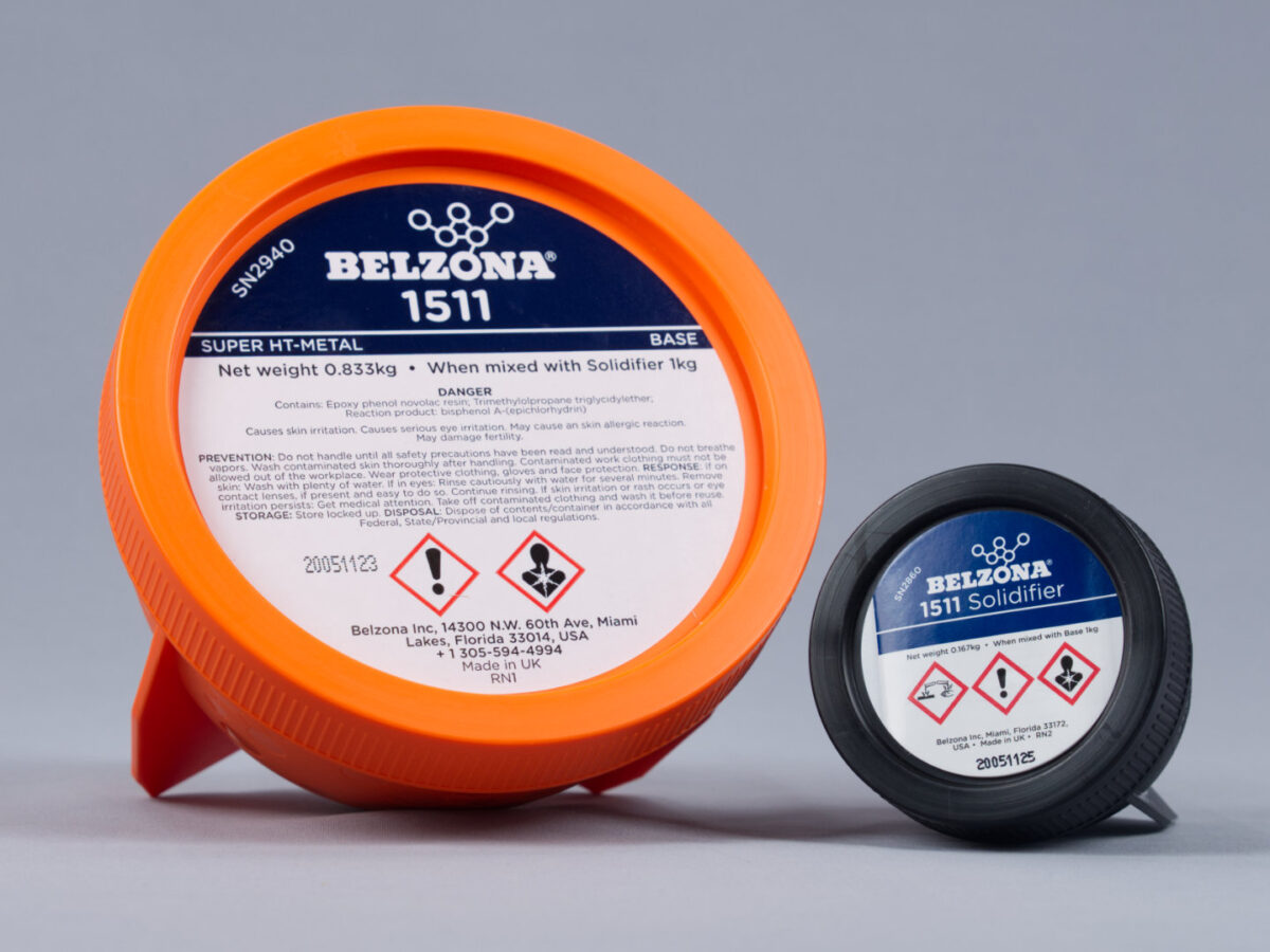 Mixing Ratio Belzona 1111 Super Metal 1KG Kit Epoxy Resin Repair