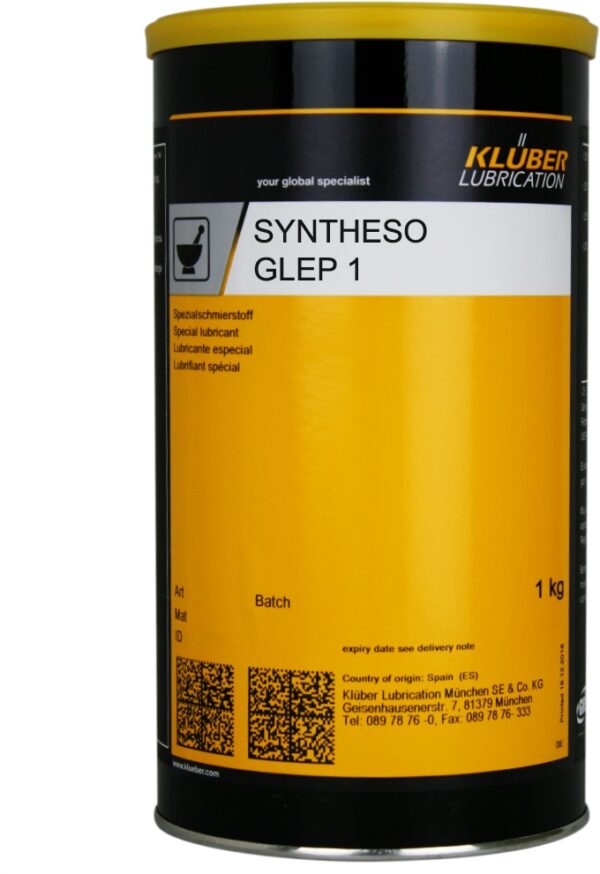 Klüber SYNTHESO GLEP 1 Special lubricating grease with EP additive 1kg
