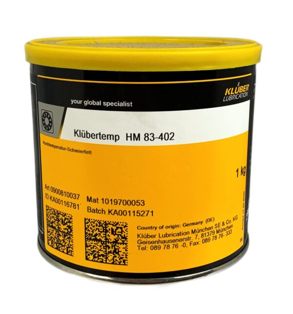 Klübertemp HM 83-402 High-temperature long-term lubrication grease 1kg