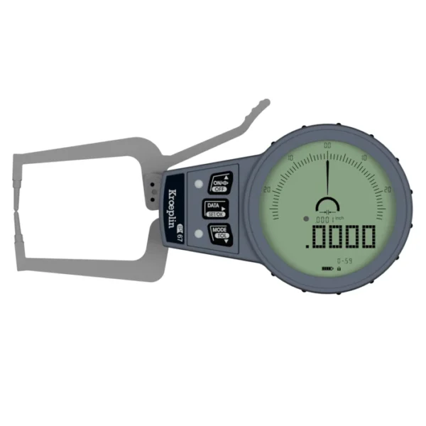 Kroeplin C015 Electronic External Measuring Gauge, Range 0-0.59inch