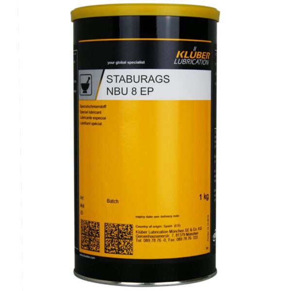 Kluber STABURAGS NBU 8 EP Rolling bearing high-pressure grease 1kg tin