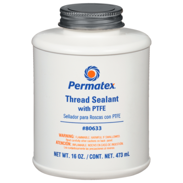 PERMATEX® 80633 THREAD SEALANT WITH PTFE, 16 OZ