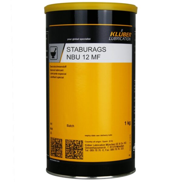 Klüber STABURAGS NBU 12 MF High performance grease 1kg can