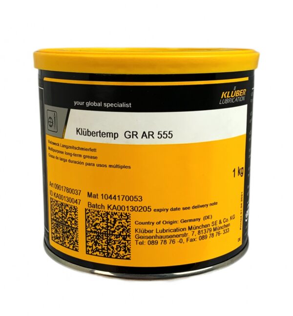 Klübertemp GR AR 555 Long-term lubricating grease for high-temp 1kg